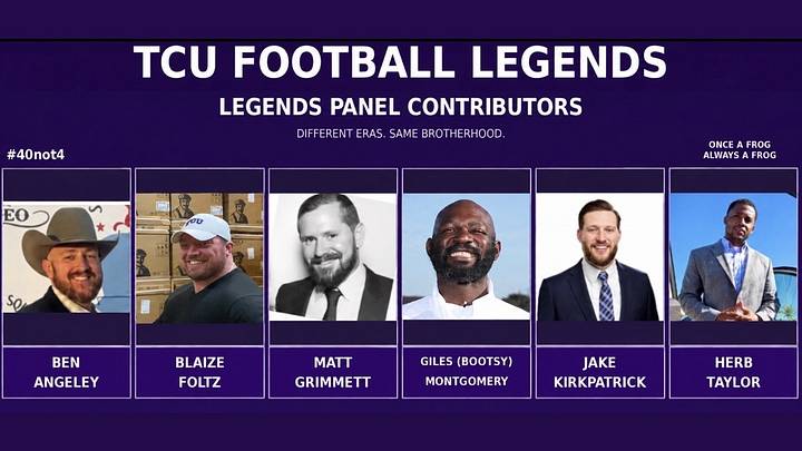 Jason Phillips' TCU Legends Picks TCU Homecoming, 2026 vs West Virginia Jason Phillips' TCU Legends Picks TCU Homecoming, 2026 vs West Virginia