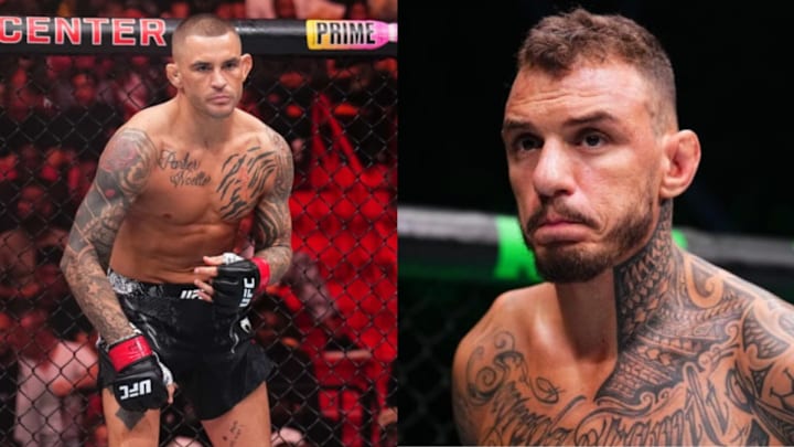 UFC lightweights Dustin Poirier and Renato Moicano are teammates under American Top Team. UFC lightweights Dustin Poirier and Renato Moicano are teammates under American Top Team.