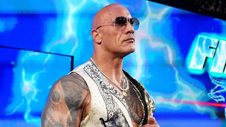 The Rock at "Bad Blood"