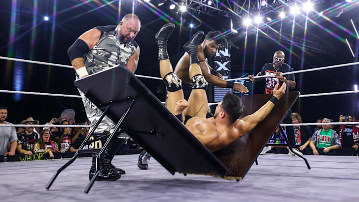Bubba Ray Dudley and Trick Williams put Ethan Page through a table on the Wednesday, Nov. 6 episode of WWE NXT.