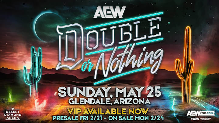 AEW Double or Nothing 2025 will be held in Arizona.