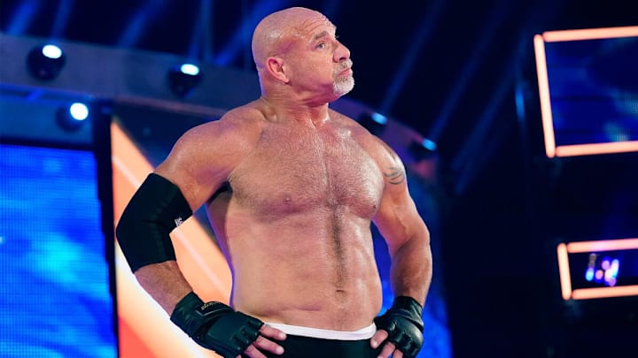 Goldberg after defeating Dolph Ziggler at SummerSlam 2019