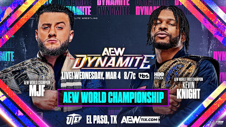 MJF defends the AEW World Championship against Kevin Knight tonight on AEW Dynamite.