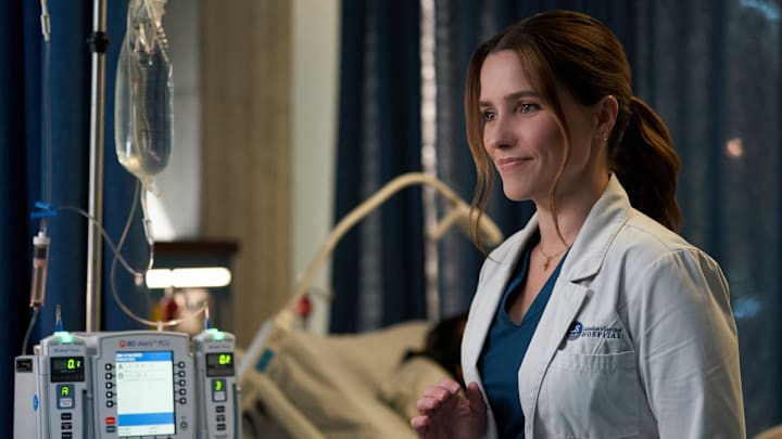 "Pilot" -- Sophia Bush and Jason Isaacs star in a drama about Dr. Sam Griffith, a gifted heart surgeon who excels in her new leadership role as chief of surgery after her renowned boss, Dr. Rob "Griff" Griffith, falls into a coma, on the series premiere of the CBS Original series GOOD SAM, Wednesday, Jan. 5 (10:00-11:00 PM, ET/PT) on the CBS Television Network, and available to stream live and on demand on Paramount+* Pictured: Sophia Bush as Dr. Sam Griffith. Photo: Ramona Diaconescu/CBS ©2021