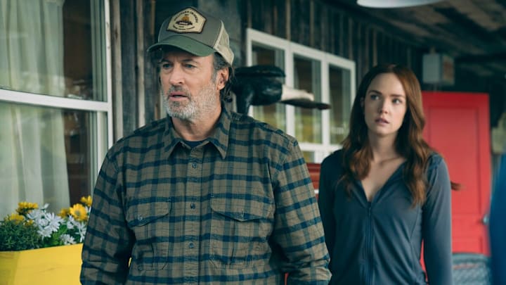 Sullivan’s Crossing -- “Revelations” -- Pictured (L-R): Scott Patterson as Sully Sullivan and Morgan Kohan as Maggie Sullivan 