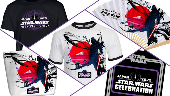 Star Wars Celebration 2024 key artwork and merchandise are revealed. Image Credit: StarWars.com