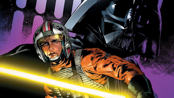 Star Wars: War of the Bounty Hunters. Marvel Comics. Luke Skywalker and Darth Vader. Image Credit: StarWars.com