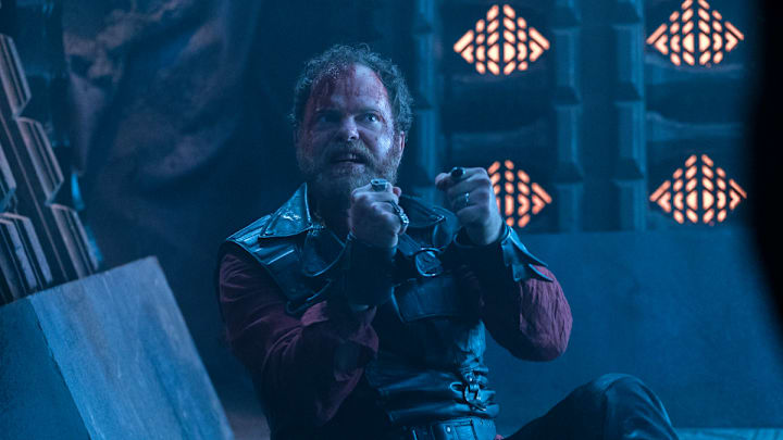 "The Escape Artist" -- Episode SF-004-- Rainn Wilson as Harry Mudd of the CBS All Access series STAR TREK: SHORT TREKS. Photo Cr: Michael Gibson/CBS ÃÂ© 2018 CBS Interactive. All Rights Reserved.