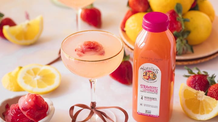 Strawberry Lemonade Mimosa