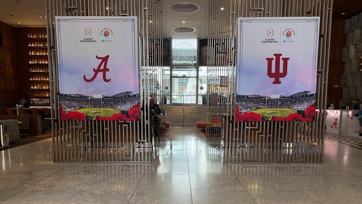 2026 CFP Rose Bowl signage