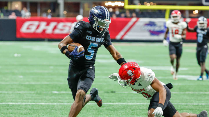 Cedar Gove is the defending Georgia high school football Class 3A state champion. The Saints have now won five state titles since 2016. They face Douglas County in their season opener on Saturday. Cedar Gove is the defending Georgia high school football Class 3A state champion. The Saints have now won five state titles since 2016. They face Douglas County in their season opener on Saturday.