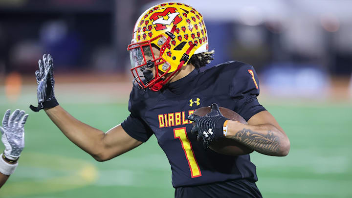 Phillip Bell III and the Mission Viejo Diablos play at the San Clemente Tritons on Friday night.
