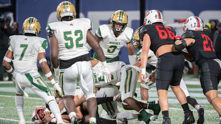 No. 8 Langston Hughes hosts No. 5 Douglas County in an early season top-ten matchup. 