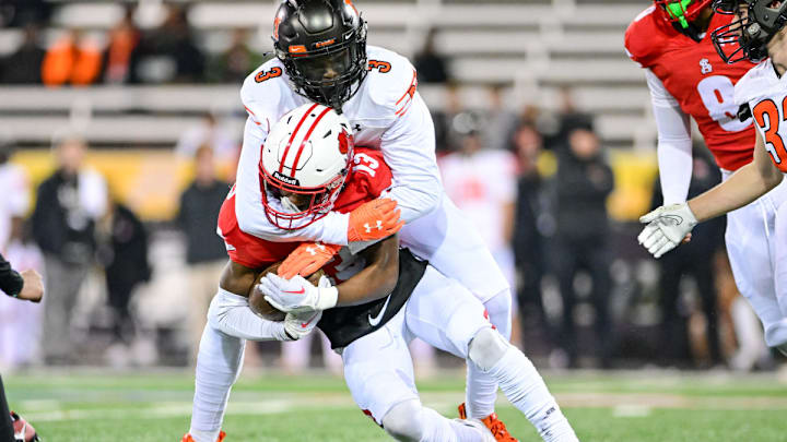 This week's Maryland high school football schedule is filled with tons of big games, but none bigger than the Top 25 clash between last year's MIAA A Conference finalists, No. 7 McDonogh visiting No. 1 Archbishop Spalding. This week's Maryland high school football schedule is filled with tons of big games, but none bigger than the Top 25 clash between last year's MIAA A Conference finalists, No. 7 McDonogh visiting No. 1 Archbishop Spalding.