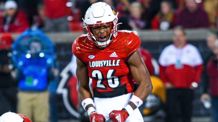 Louisville safety M.J. Griffin (26)
