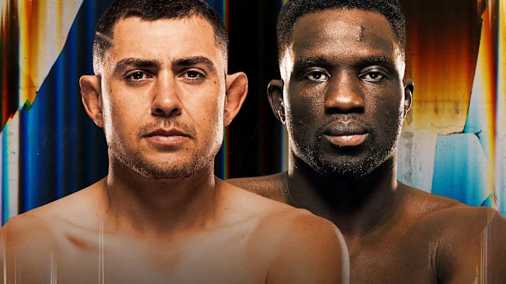 Promotional material for UFC Vegas 110 on November 1. Promotional material for UFC Vegas 110 on November 1.