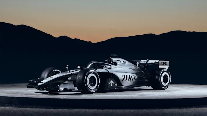 Cadillac unveiled its first Formula One car during Super LX on Sunday night. Cadillac unveiled its first Formula One car during Super LX on Sunday night.