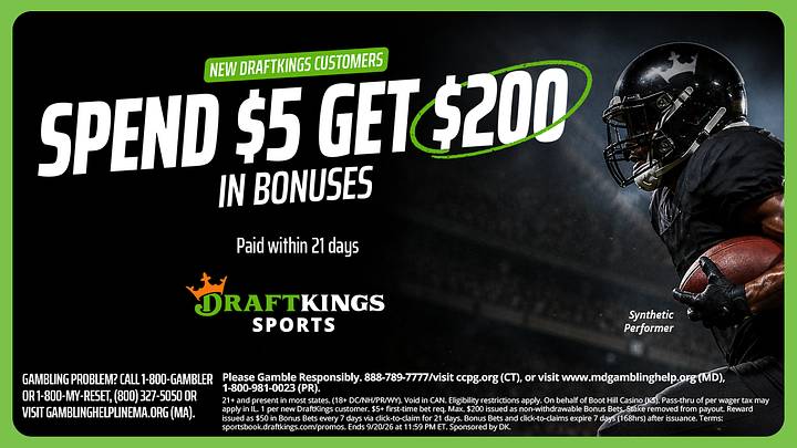Get a DraftKings promo code offer worth $200 in bonus bets ahead of Week 1 college football action, including LSU vs. Clemson. Get a DraftKings promo code offer worth $200 in bonus bets ahead of Week 1 college football action, including LSU vs. Clemson.