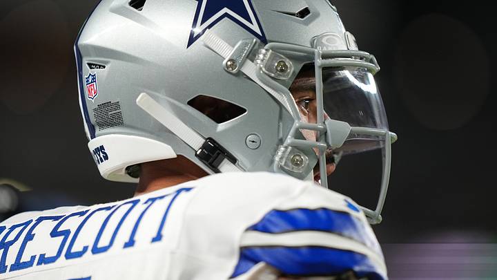 Los avances tecnológicos en busca de la mejor protección de los jugadores de la NFL se desarrolla sin descanso. Aquí Dak Prescott, de Dallas Cowboys. Los avances tecnológicos en busca de la mejor protección de los jugadores de la NFL se desarrolla sin descanso. Aquí Dak Prescott, de Dallas Cowboys.