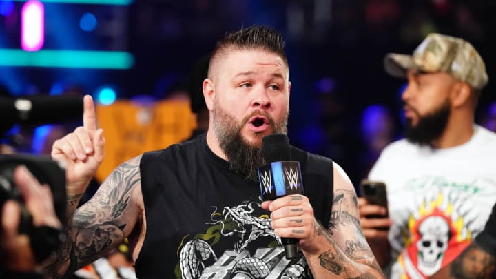 Kevin Owens interrupting the Grayson Waller effect on (8/23/24) SmackDown Kevin Owens interrupting the Grayson Waller effect on (8/23/24) SmackDown
