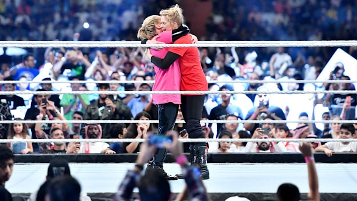 Natalya vs. Lacey Evans was the first women's match in Saudi Arabia