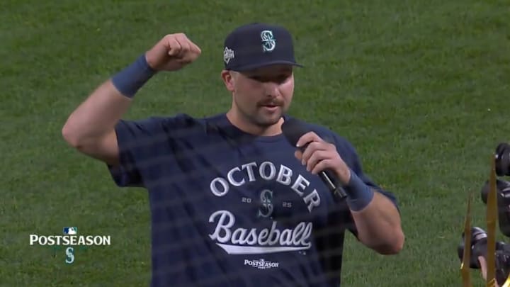 Cal Raleigh and the Mariners are headed to the postseason. 