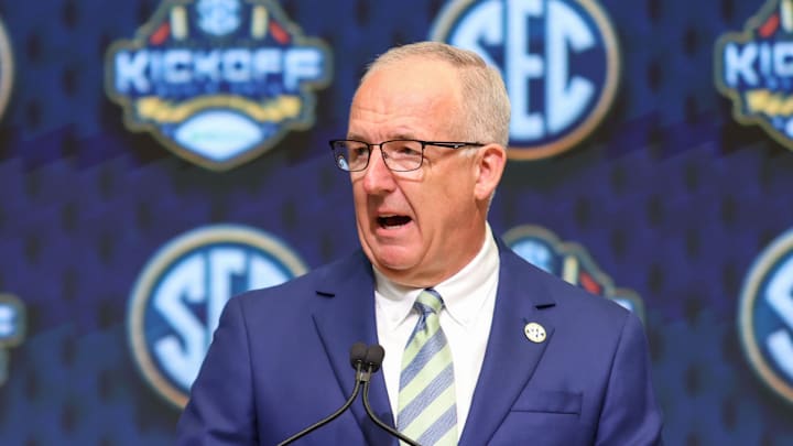 Greg Sankey gave his state of the union on Monday. Greg Sankey gave his state of the union on Monday.