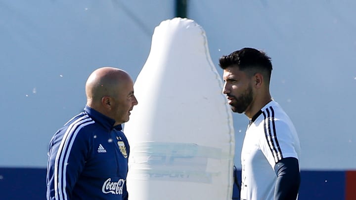 Jorge Sampaoli, Sergio Aguero