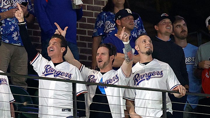 Creed at ALCS Game 3 in Arlington