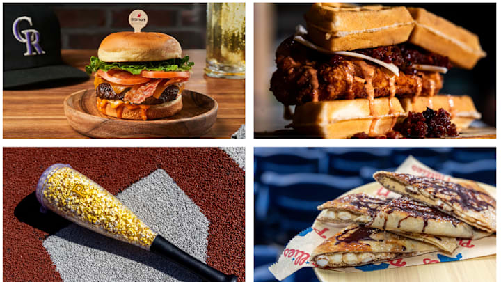 MLB Stadium food offerings for the 2025 Season