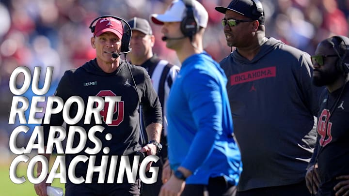 Oklahoma coach Brent Venables and staff