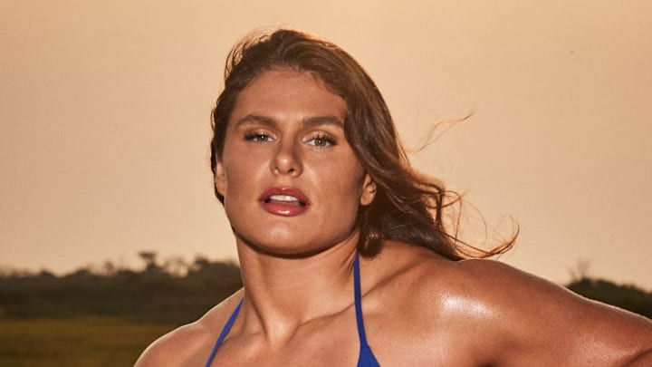 Ilona Maher was photographed by Ben Watts in Bellport, New York. 