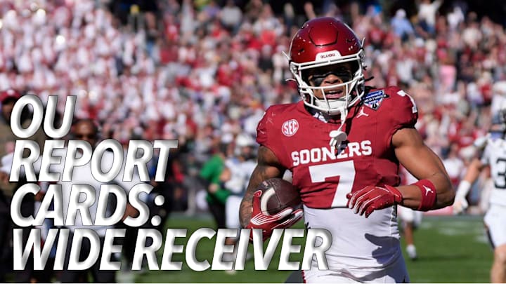 Oklahoma wide receiver Zion Kearney Oklahoma wide receiver Zion Kearney