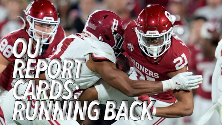 Oklahoma running back Xavier Robinson Oklahoma running back Xavier Robinson