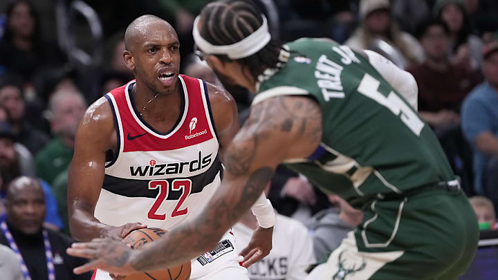 Washington Wizards forward Khris Middleton Washington Wizards forward Khris Middleton