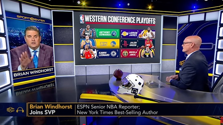 Brian Windhorst talking Lakers-Mavs on SportsCenter with SVP.