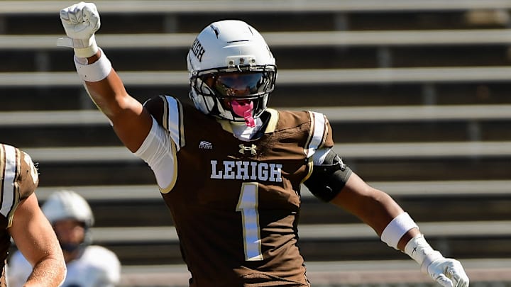 Mekhai Smith during his sophomore season at Lehigh.