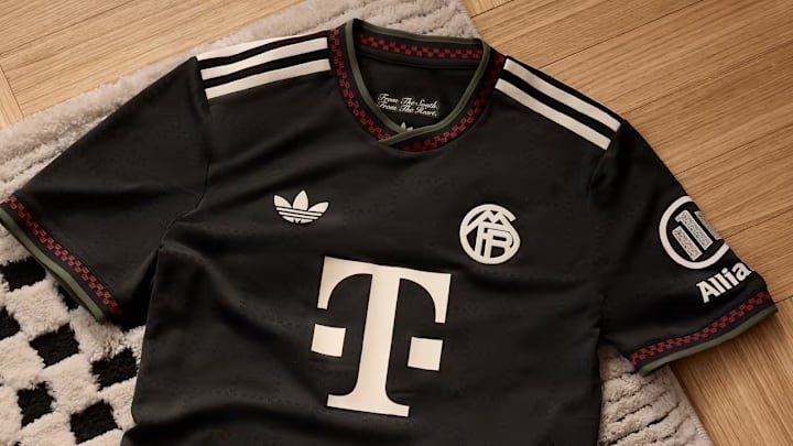 Bayern's new third shirt for 2025/26. Bayern's new third shirt for 2025/26.