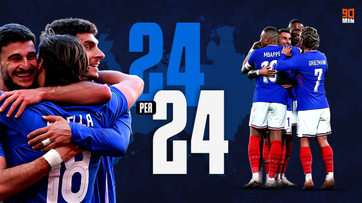 Le 24 nazionali dell'Europeo dalla meno alla più forte | 90min Le 24 nazionali dell'Europeo dalla meno alla più forte | 90min