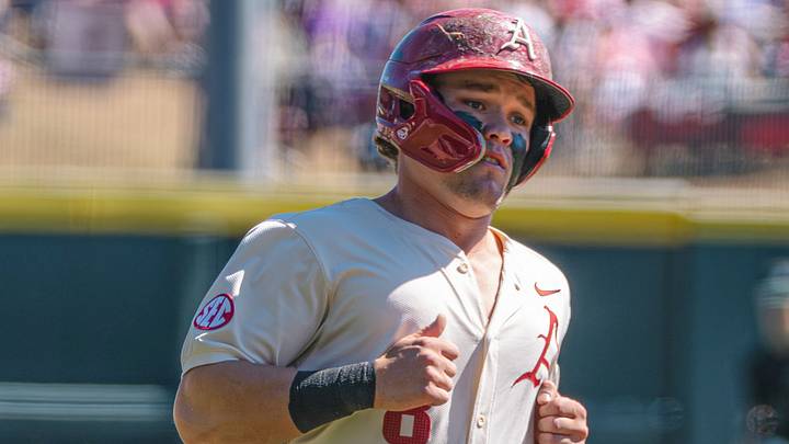 Arkansas Razorbacks Camden Kozeal during game against Stetson.