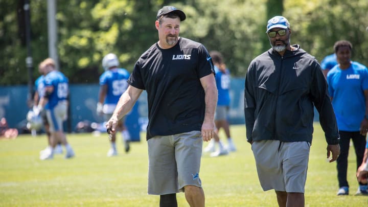 Dan Campbell and Brad Holmes