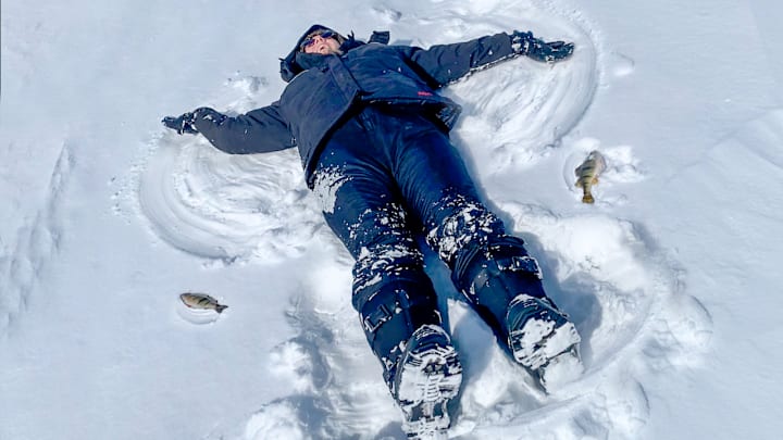 When the perch won’t cooperate, you make your own fun.