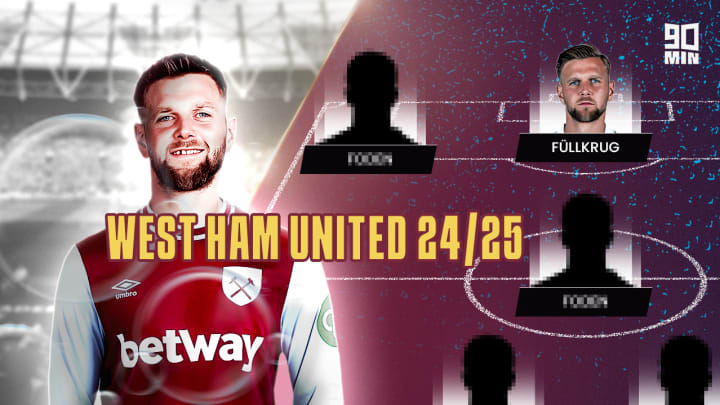 West Ham United mit Niclas Füllkrug