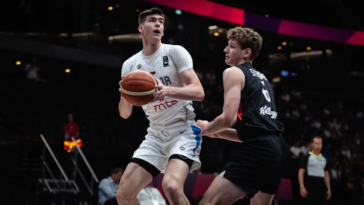 Nikola Dzepina played in the U19 World Cup against Hannes Steinbach. Nikola Dzepina played in the U19 World Cup against Hannes Steinbach.