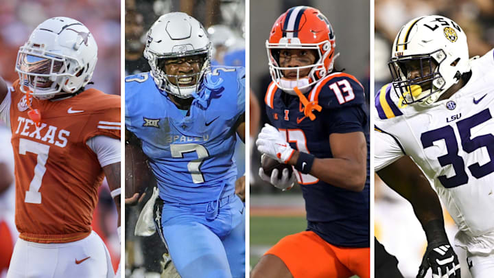 Jahdae Barron, RJ Harvey, Pat Bryant, and Sai'vion Jones. Jahdae Barron, RJ Harvey, Pat Bryant, and Sai'vion Jones.