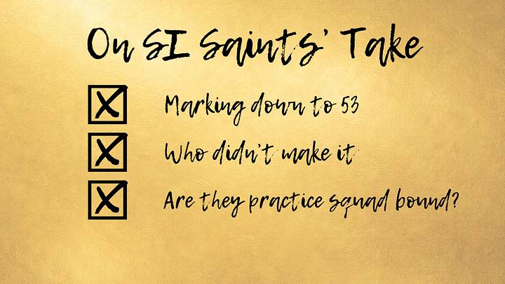 2026 Saints Final 53-Man Roster 2026 Saints Final 53-Man Roster