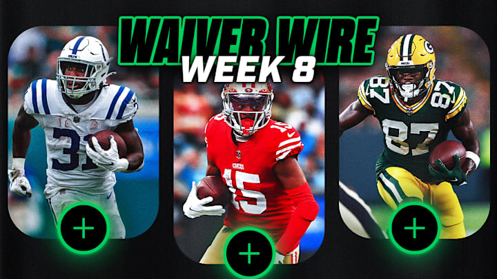 Romeo Doubs, Jauan Jennings, and Tyler  Goodson are among the top waiver wire adds this week. 