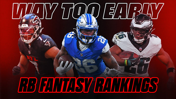 Bijan Robinson is the No. 1 fantasy running back in Fabs' Way-Too-Early Player Rankings for 2025. | Amber Searls-Imagn Images