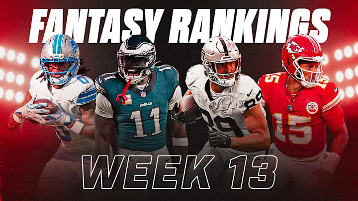Week 13 Fantasy Player Rankings