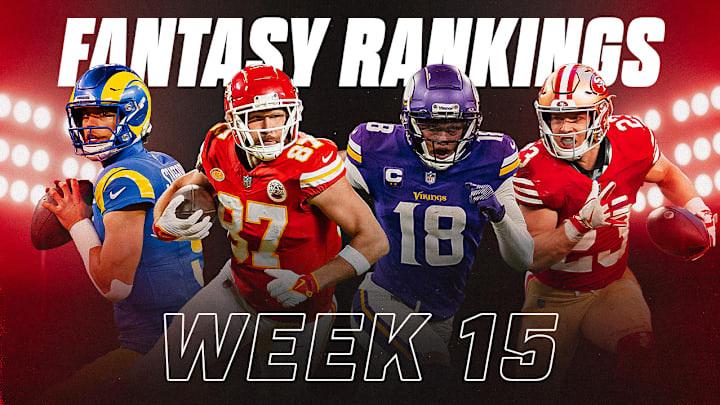 Week 15 Fantasy Player Rankings